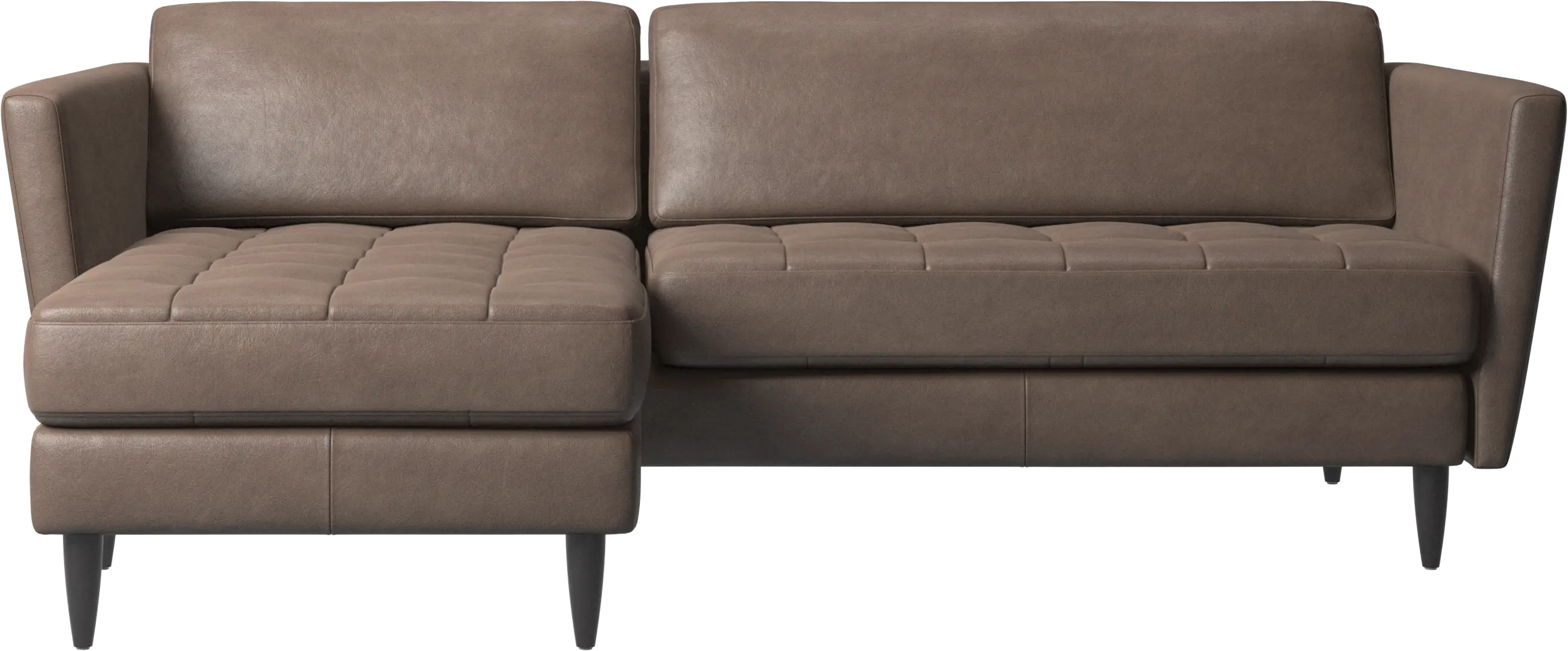 Osaka sofa with resting unit, tufted seat