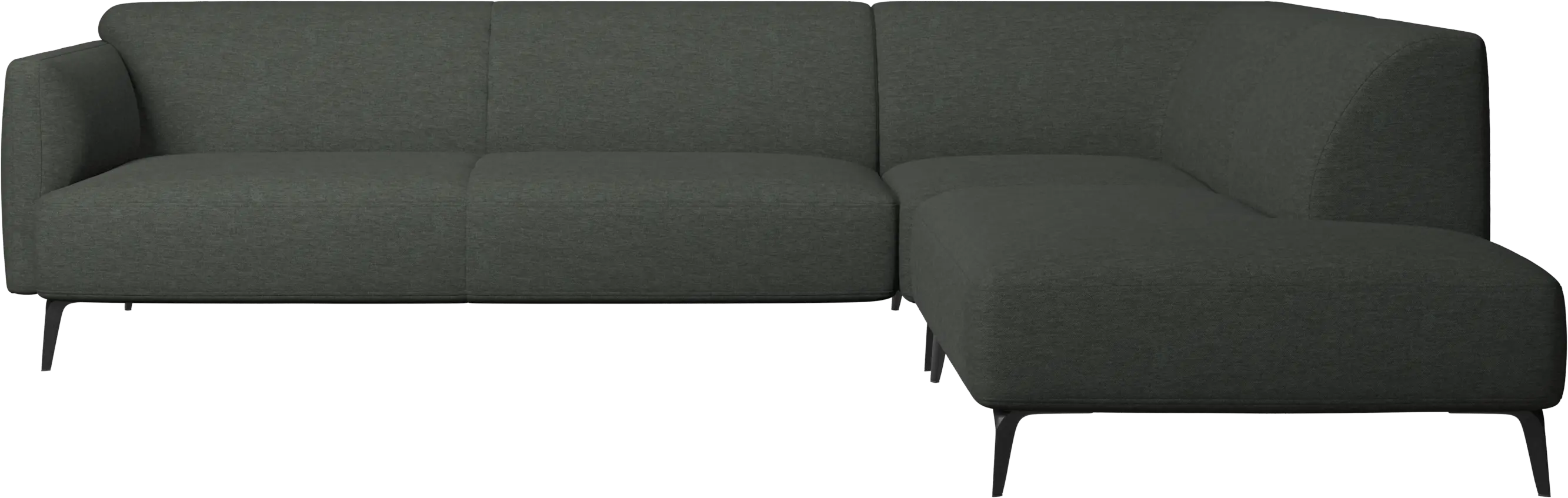 Modena corner sofa with lounging unit