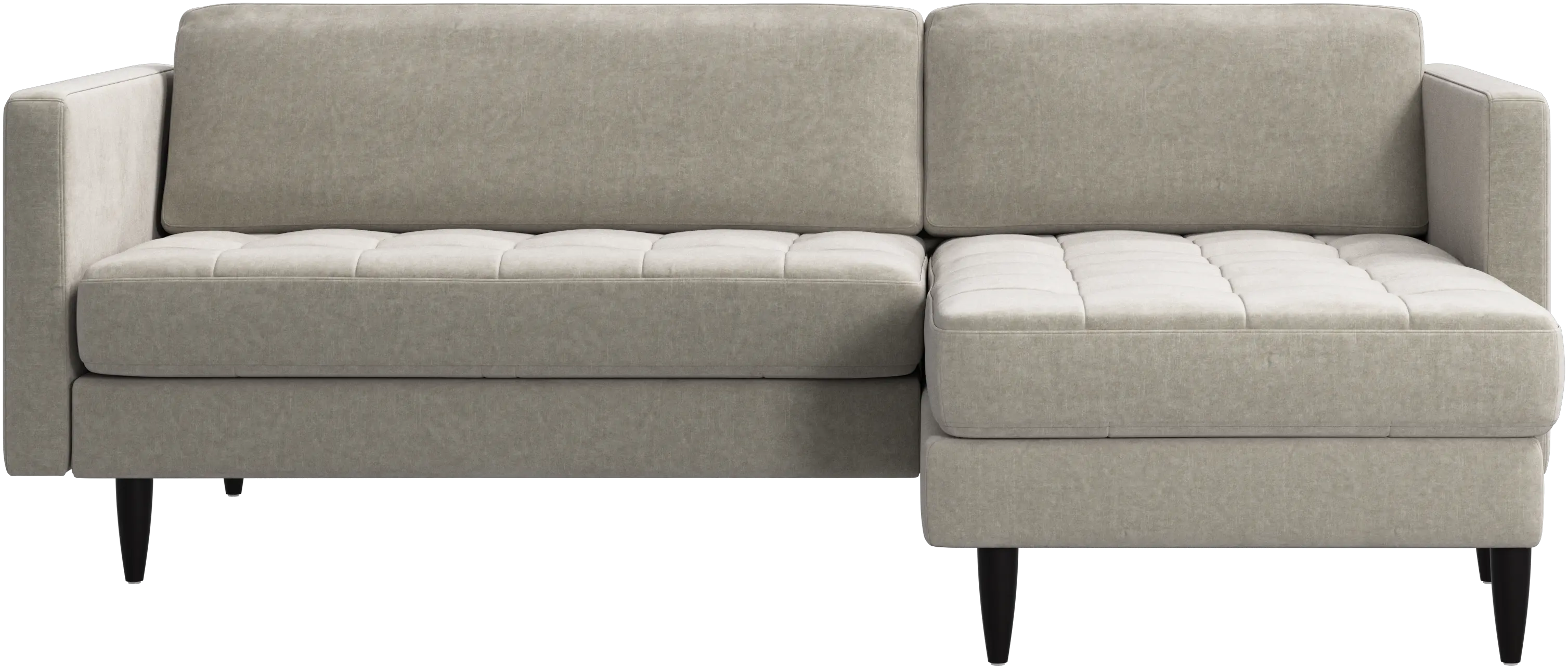 Osaka sofa with resting unit, tufted seat