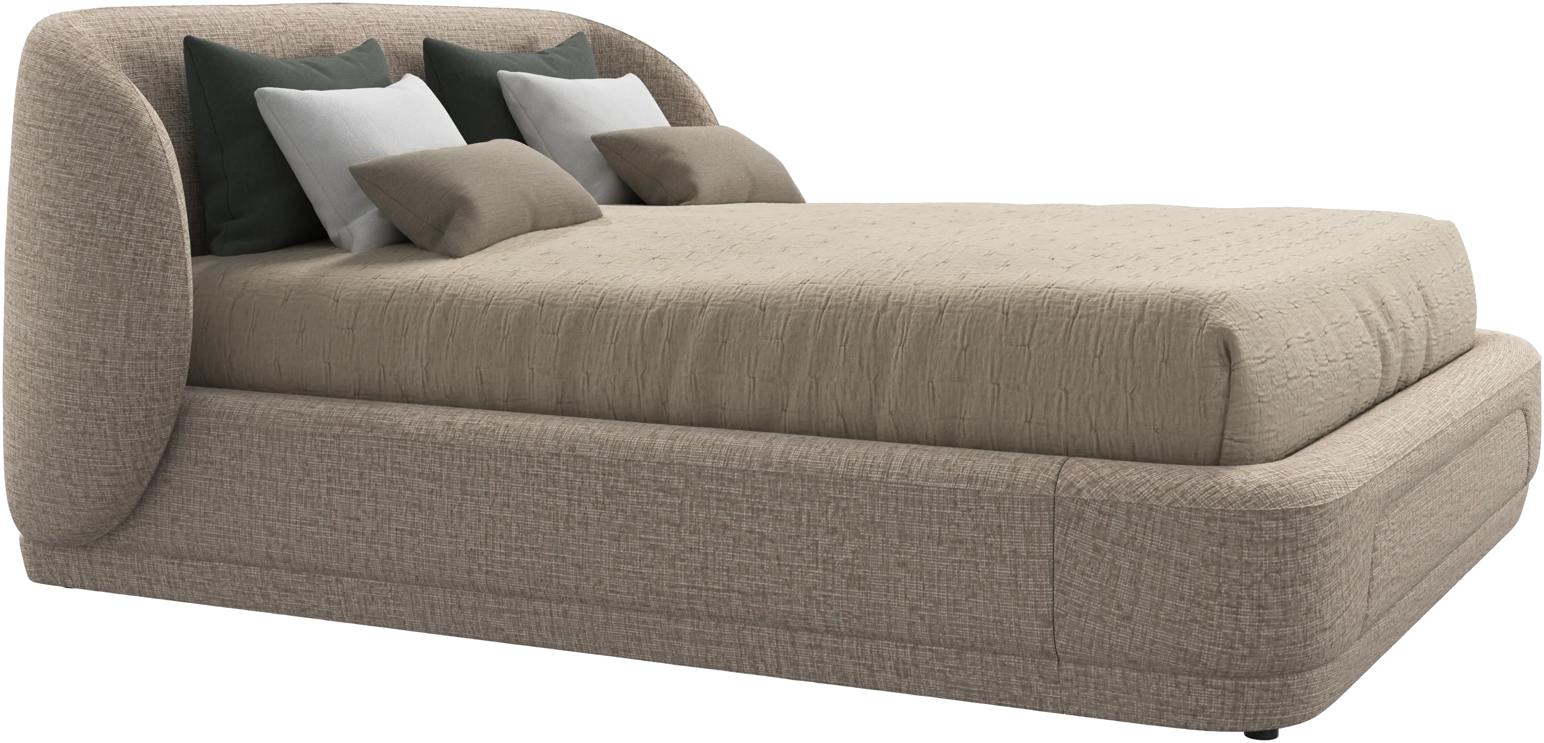 Bolzano bed with slats  - 152.5x190 cm