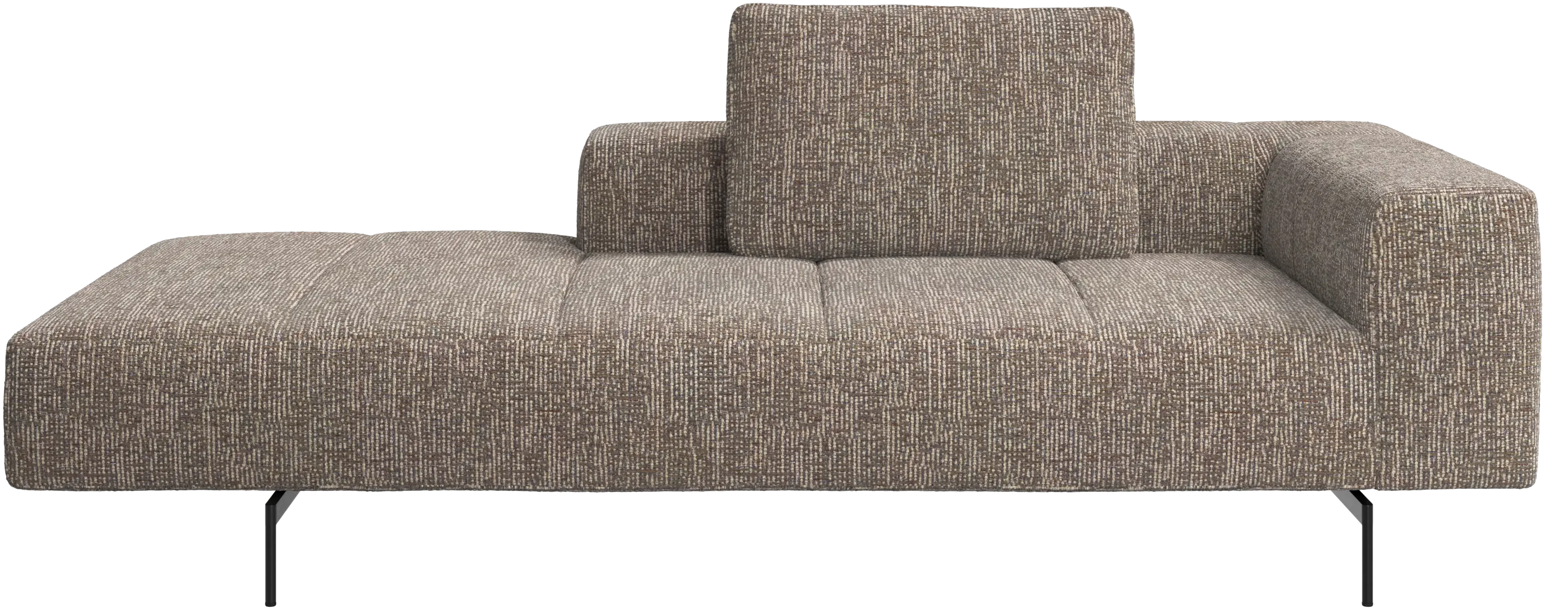 Amsterdam Iounging module for sofa, armrest right, open end left