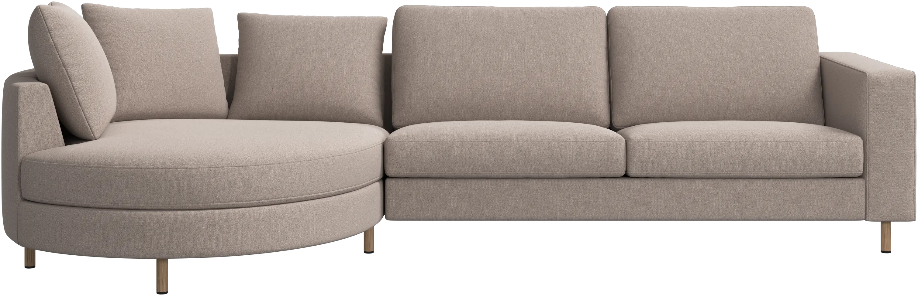 Sofá Indivi con módulo chaise-longue a la izquierda