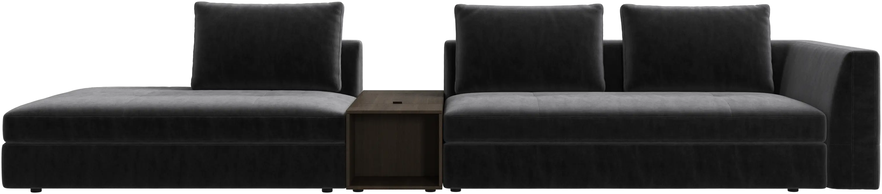 Bergamo 3 seater lounge sofa with storage
