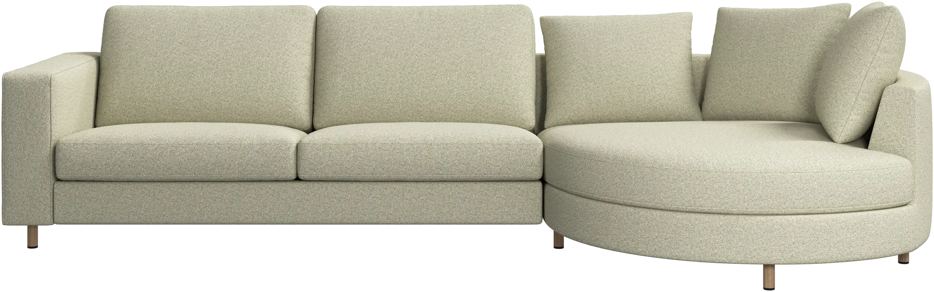 Sofá Indivi con módulo chaise-longue a la derecha