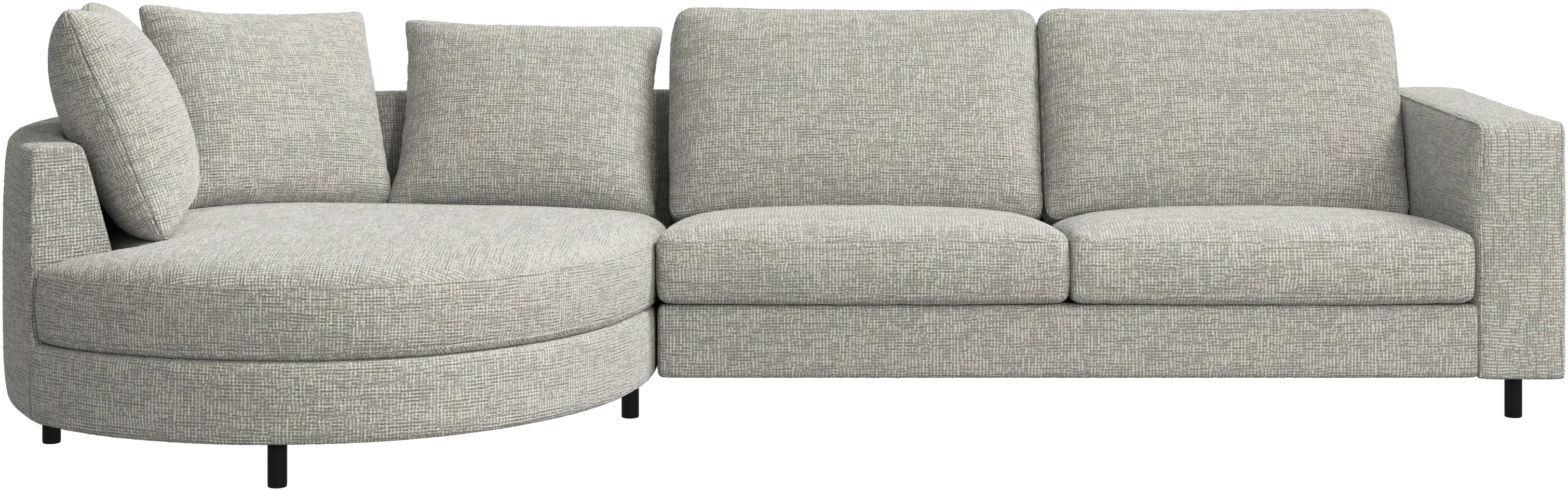 Indivi sofa with chaise longue left