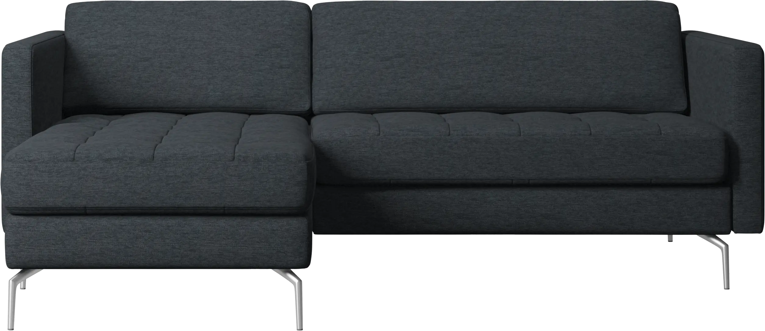 Osaka sofa with resting unit, tufted seat