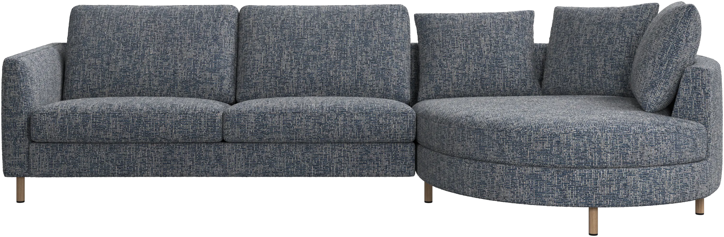 Indivi zitbank met chaise longue rechts
