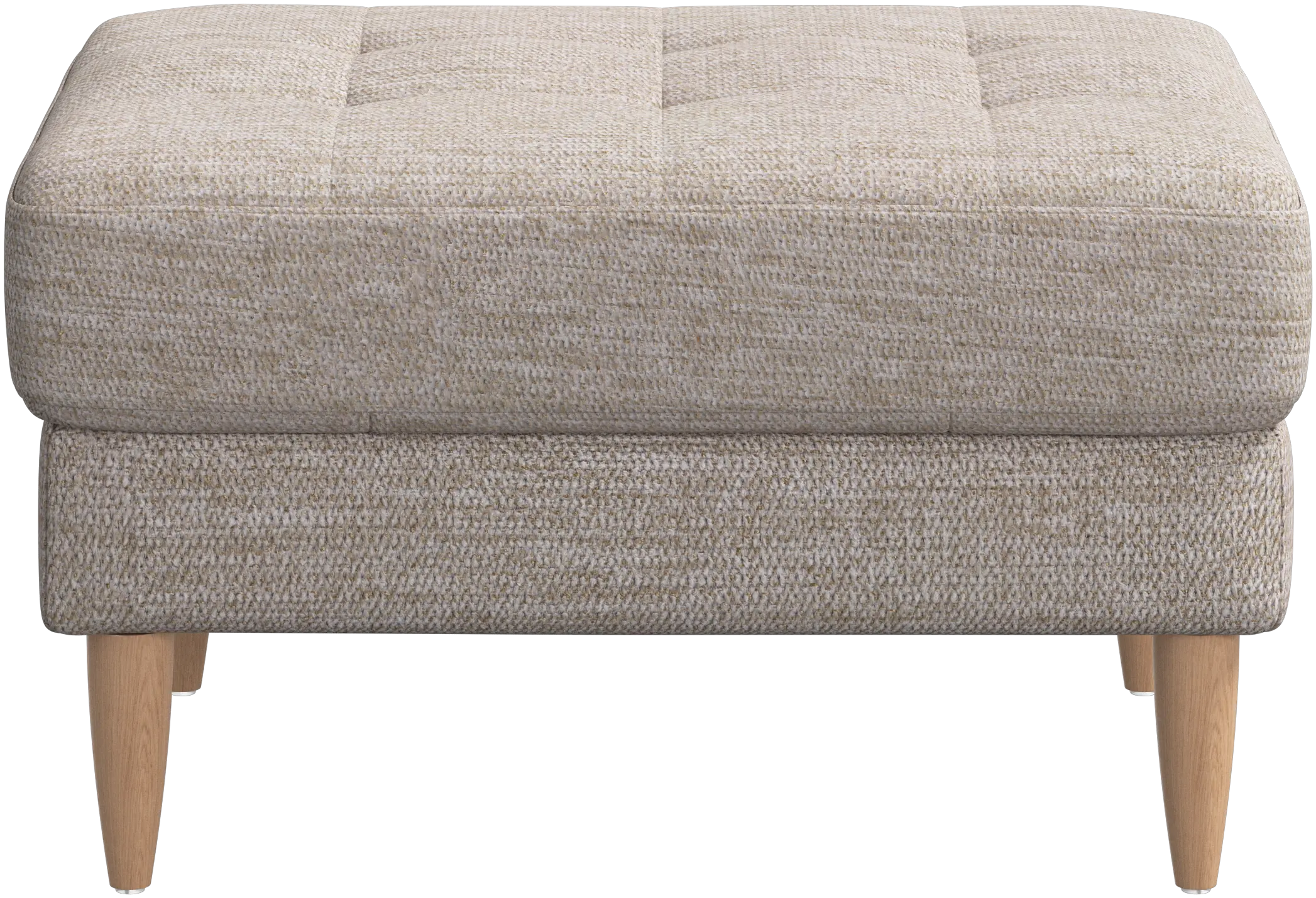 Osaka footstool, tufted seat