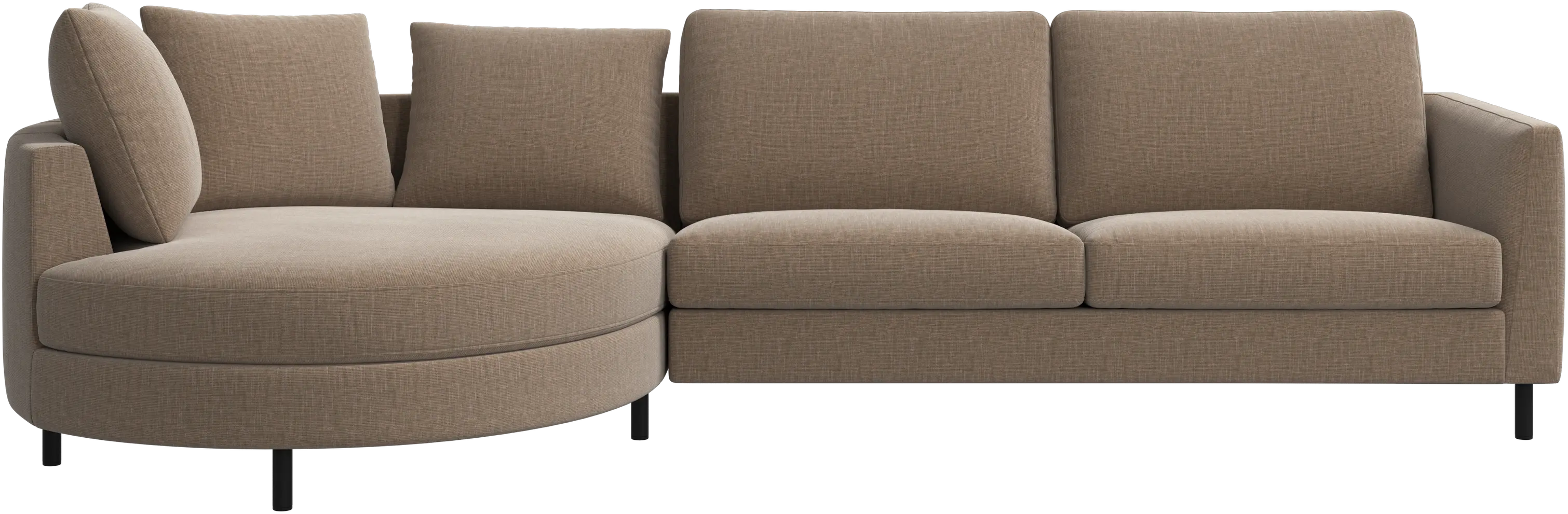 Indivi sofa with chaise longue left