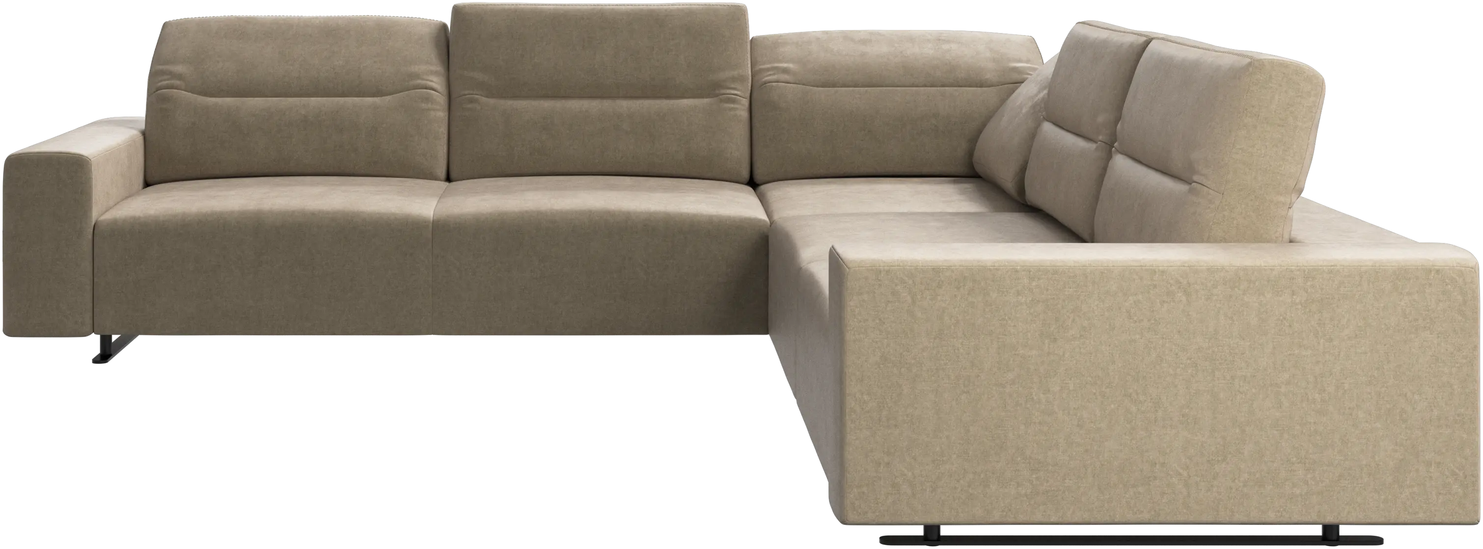 Hampton corner sofa with adjustable back