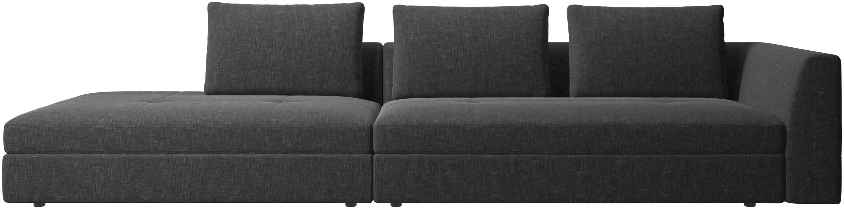 Bergamo sofa with lounging unit