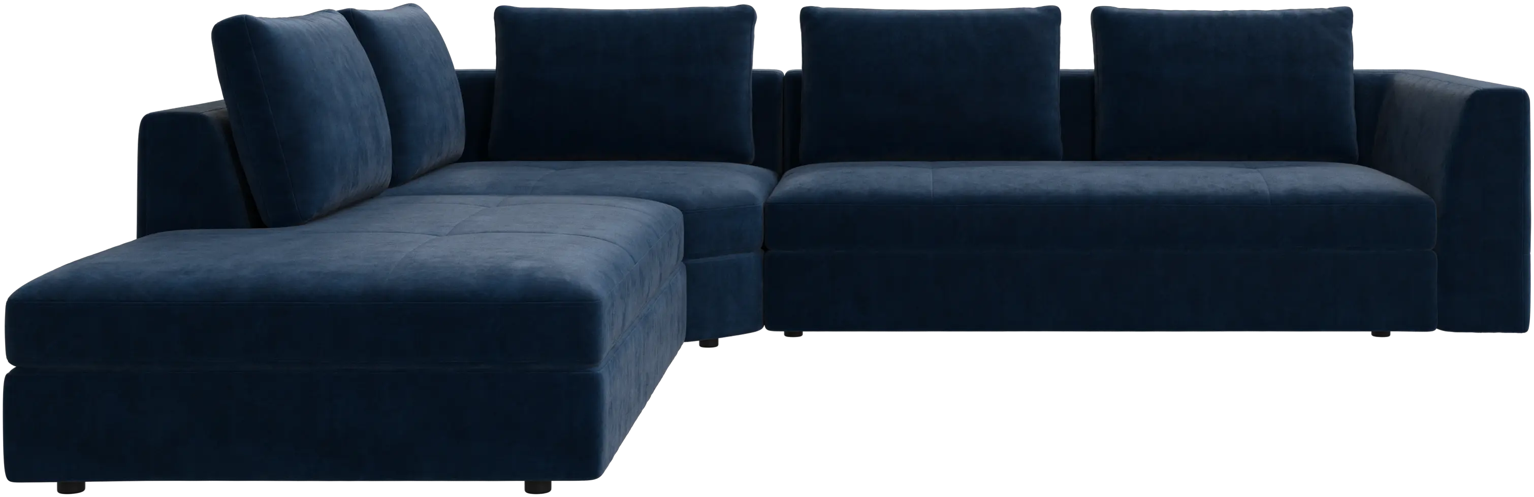 Bergamo corner sofa with lounging unit