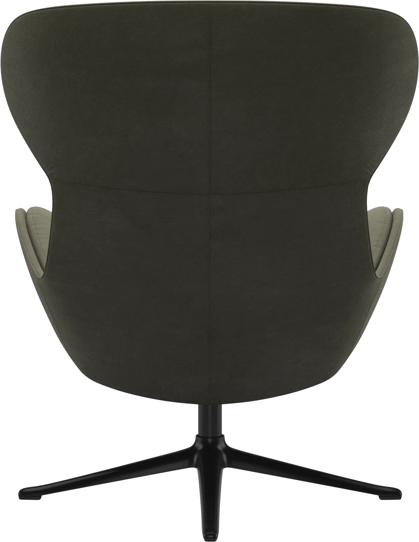 Reno chair with swivel function & footstool
