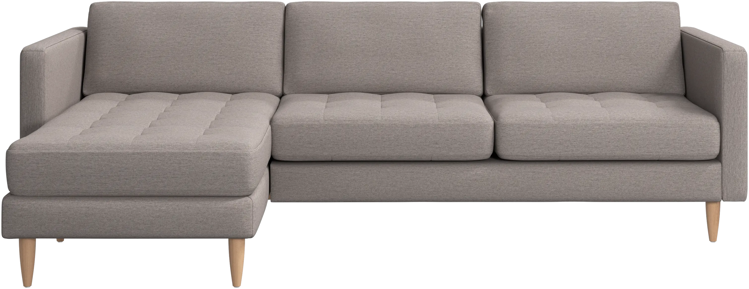 Osaka sofa with resting unit, tufted seat