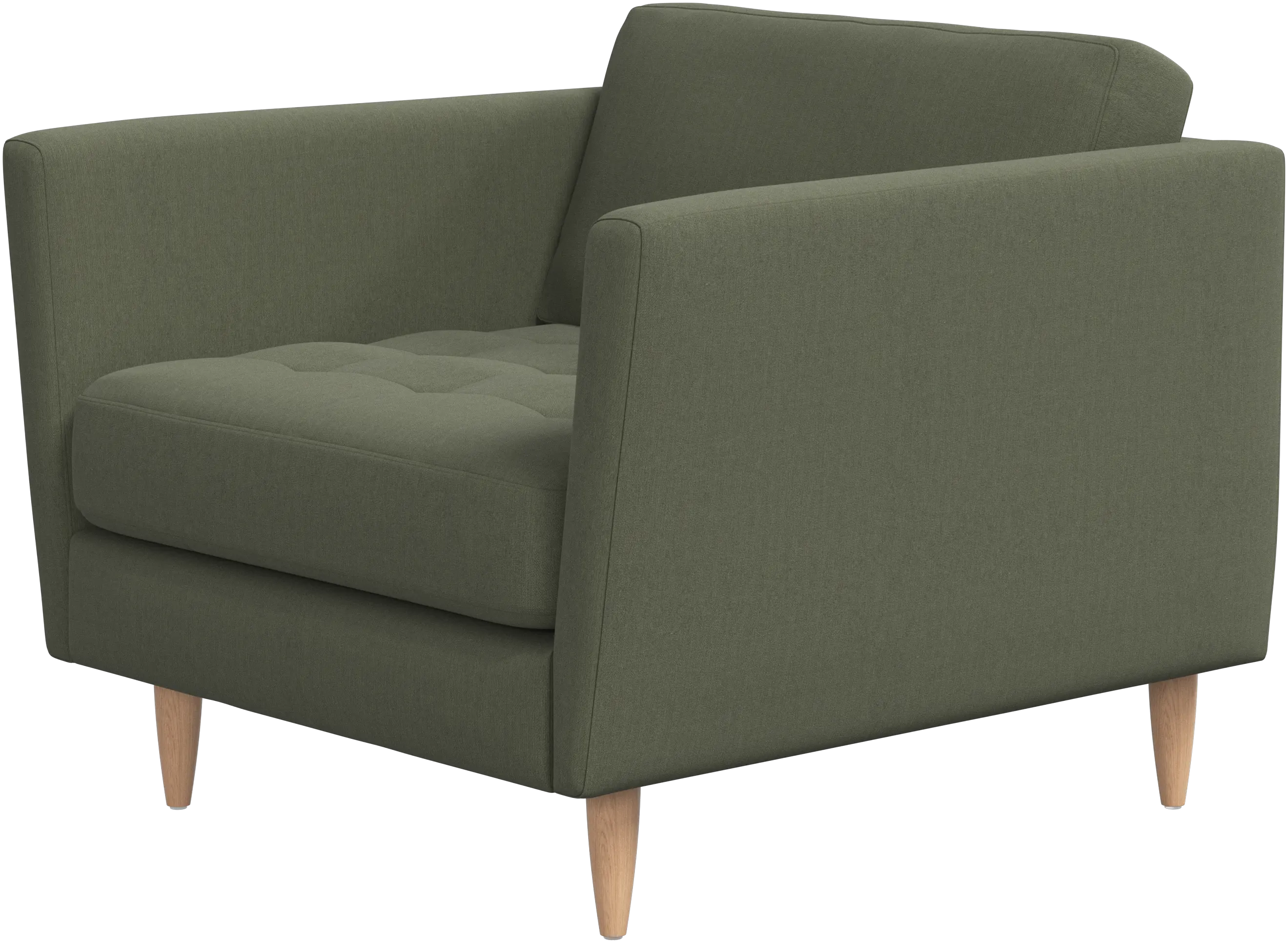 Osaka chair, tufted seat
