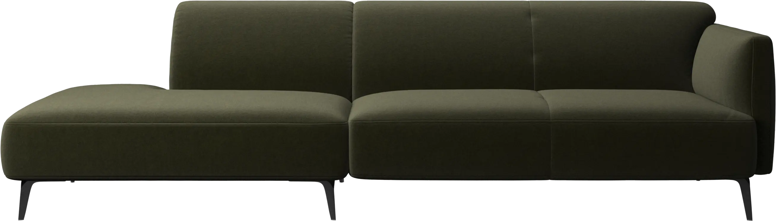 Modena sofa with lounging unit
