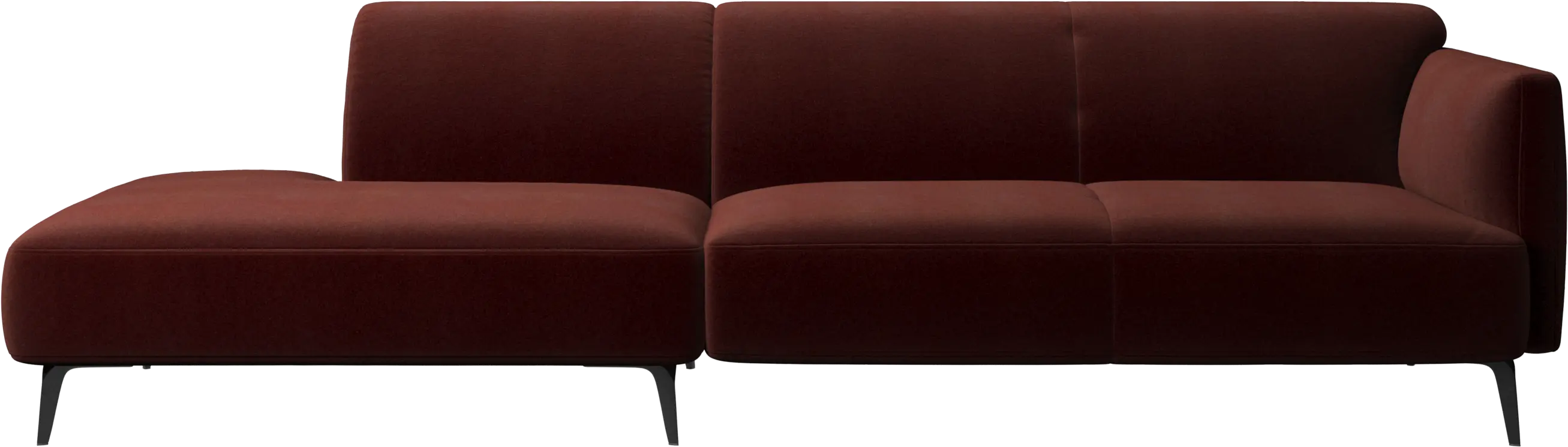 Modena sofa with lounging unit