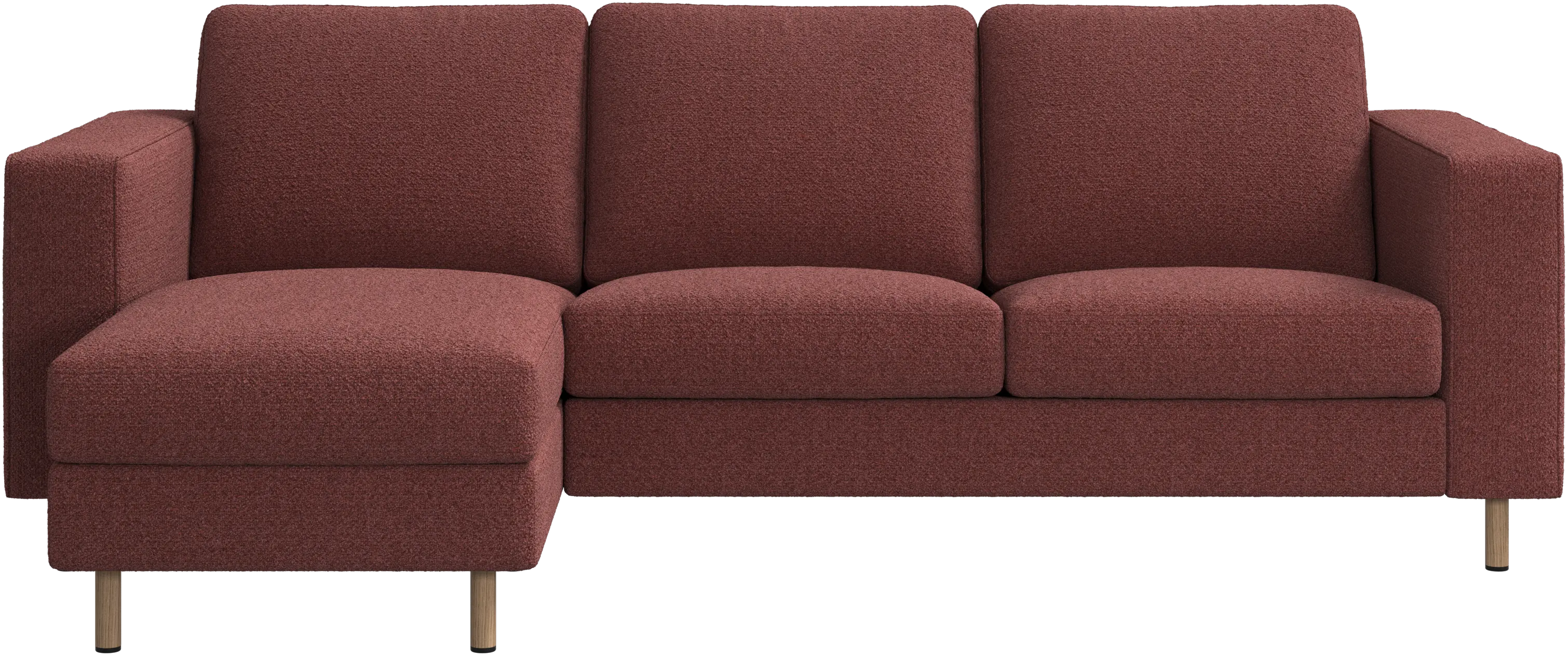 Indivi sofa with chaise longue left