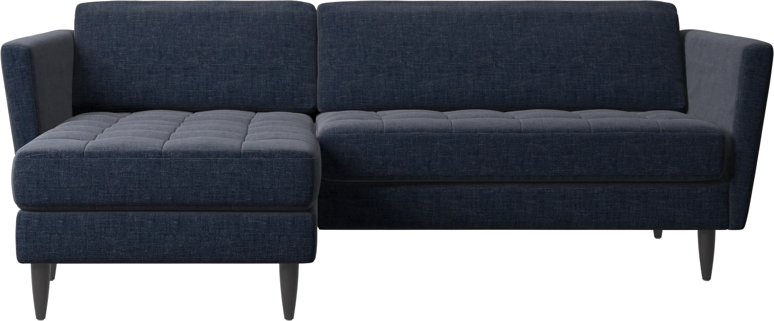 Osaka sofa with resting unit, tufted seat