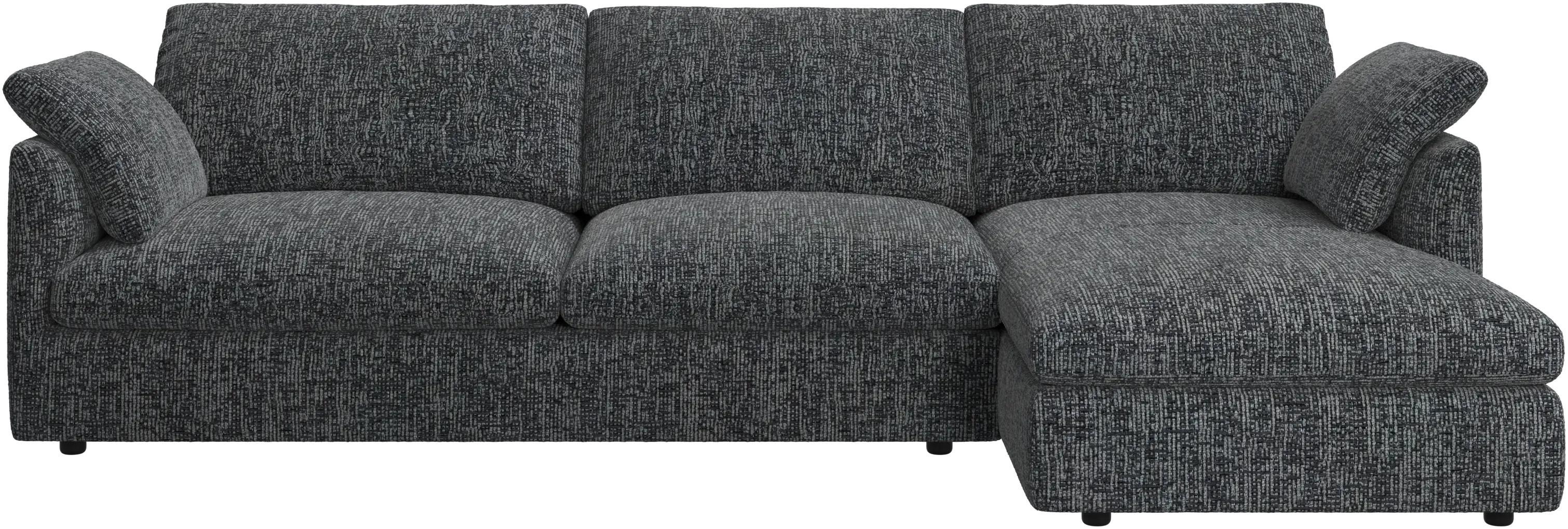 Milano sofa with chaise longue right