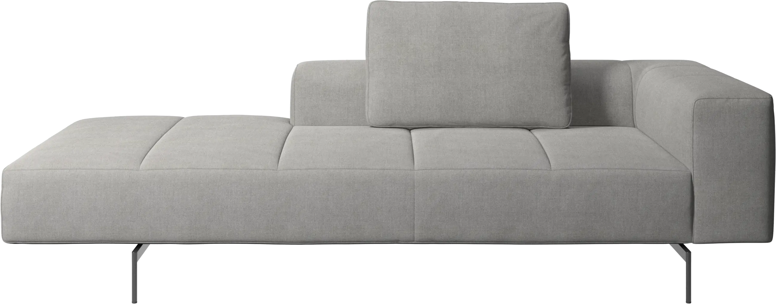 Amsterdam Iounging module for sofa, armrest right, open end left