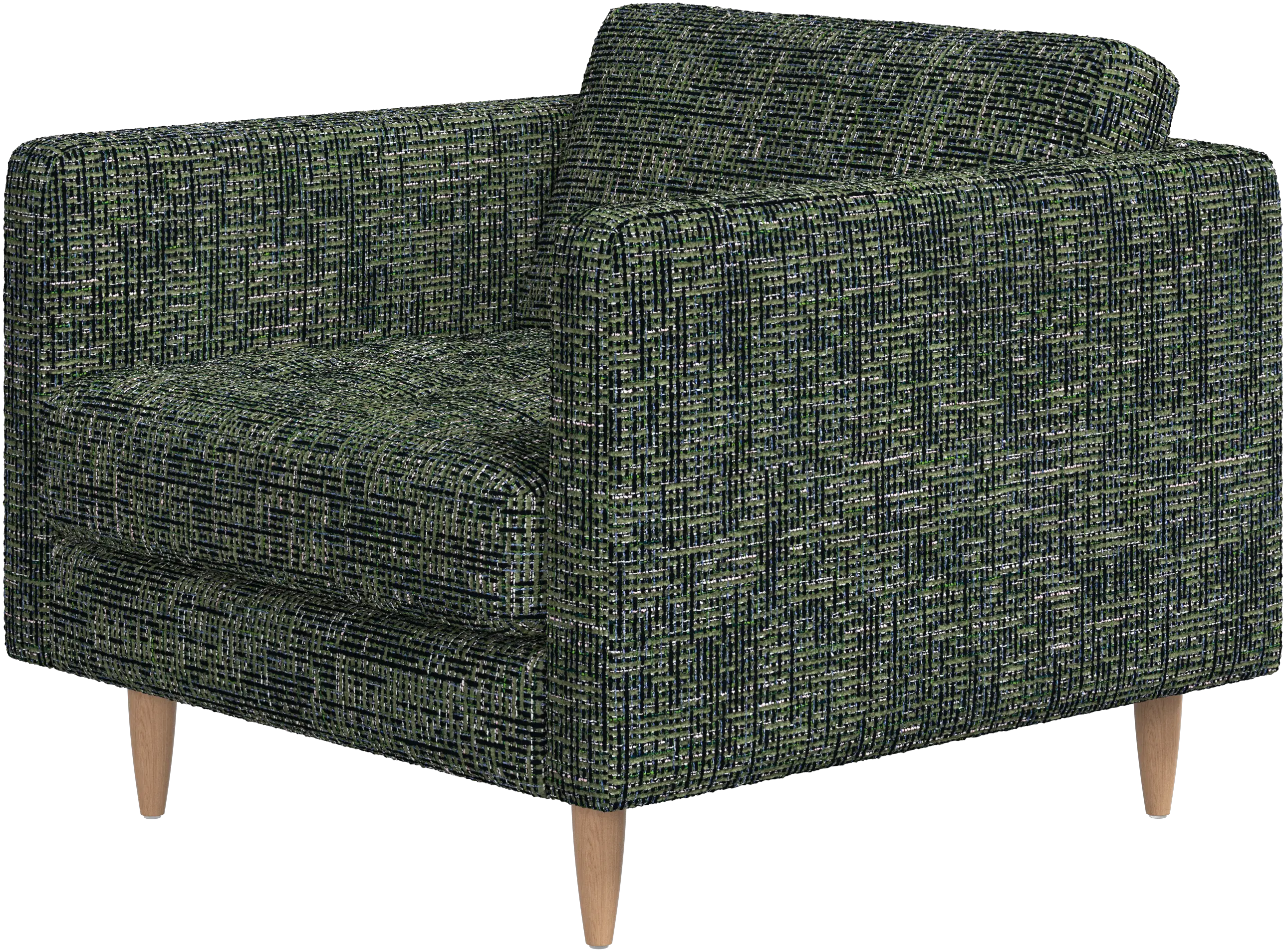 Osaka chair, tufted seat