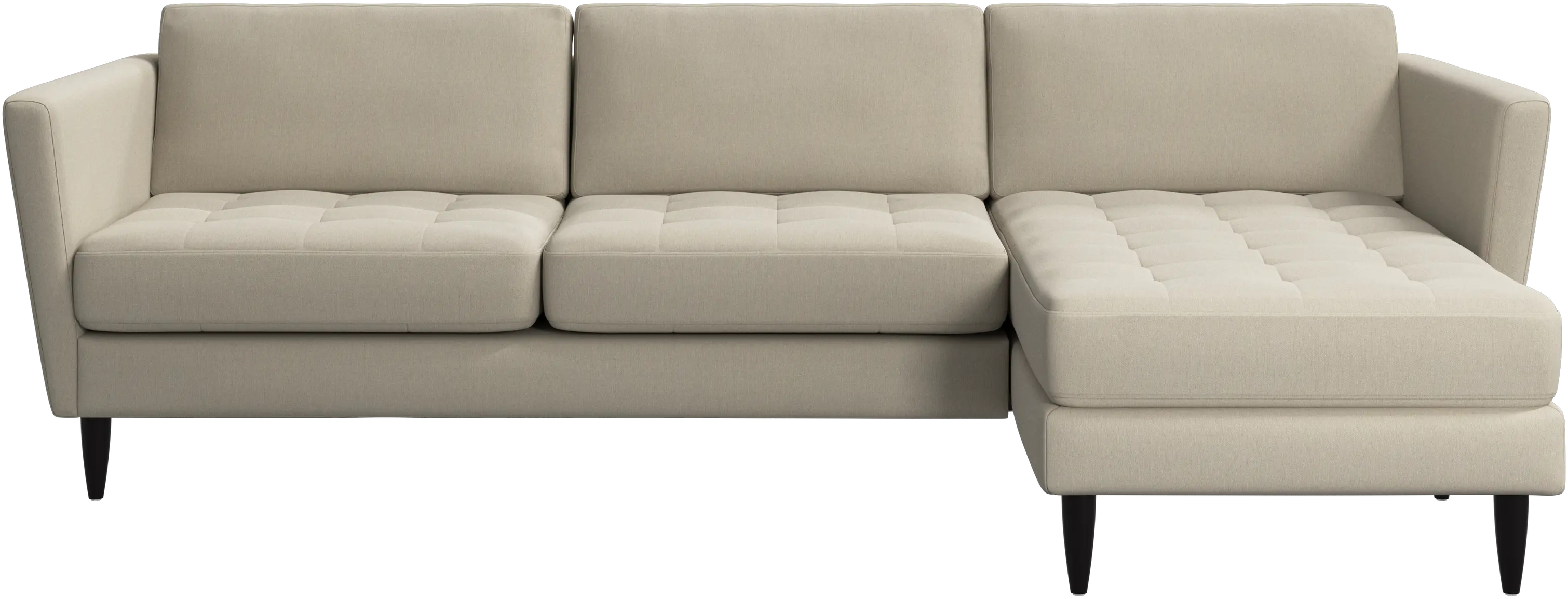 Osaka sofa with resting unit, tufted seat