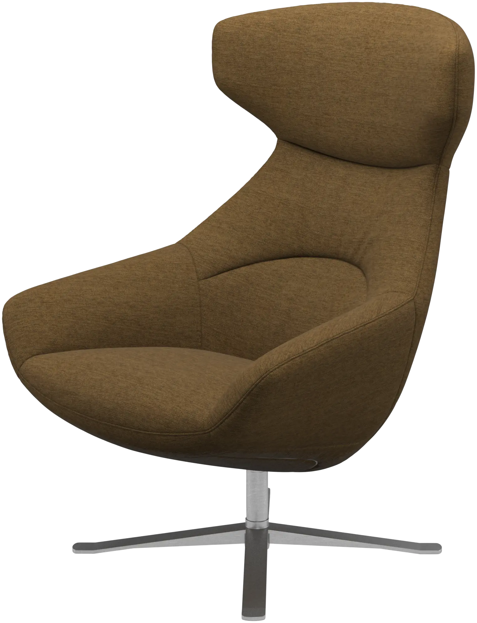 Porto chair with reclining back function and swivel base