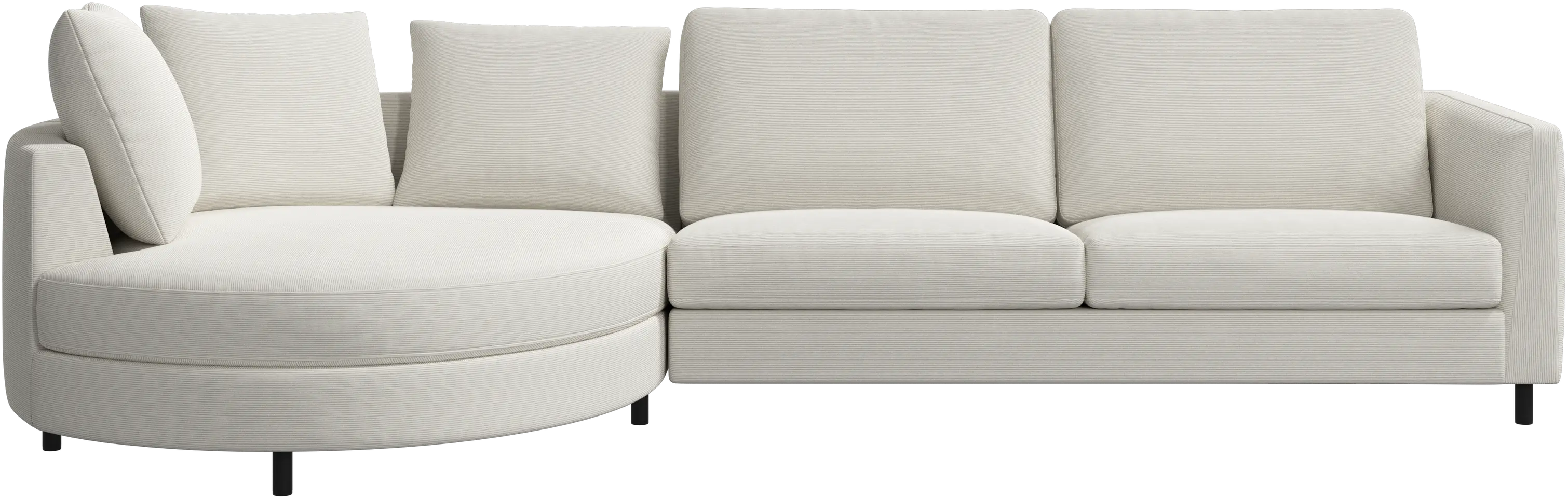Indivi sofa with chaise longue left