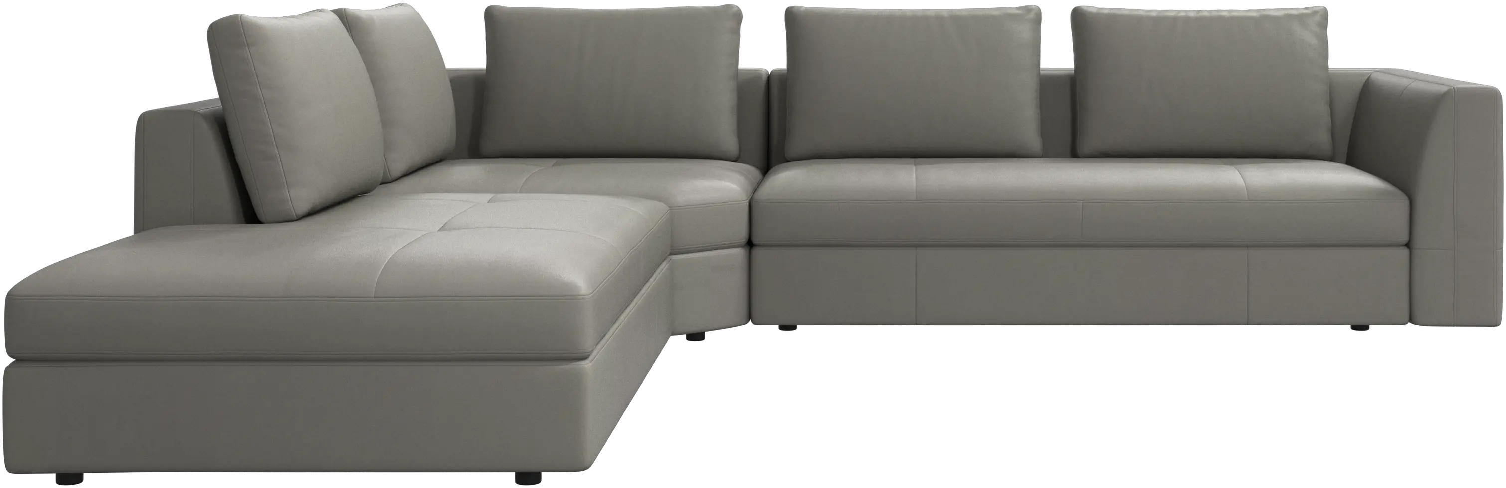 Bergamo corner sofa with lounging unit
