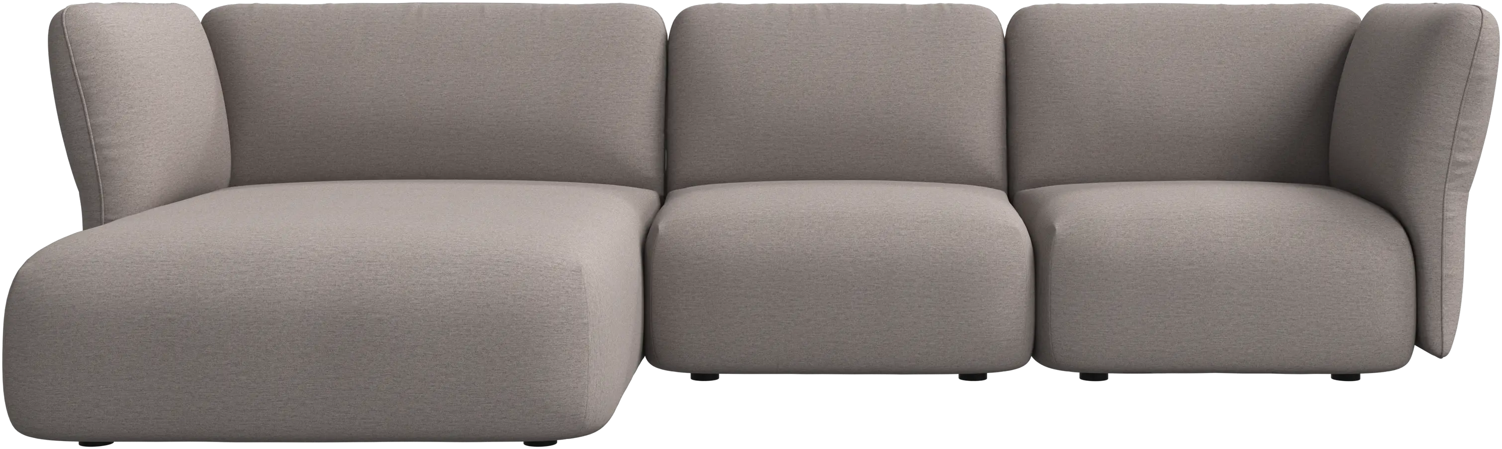 Paraggi 2-seater with chaise longue left