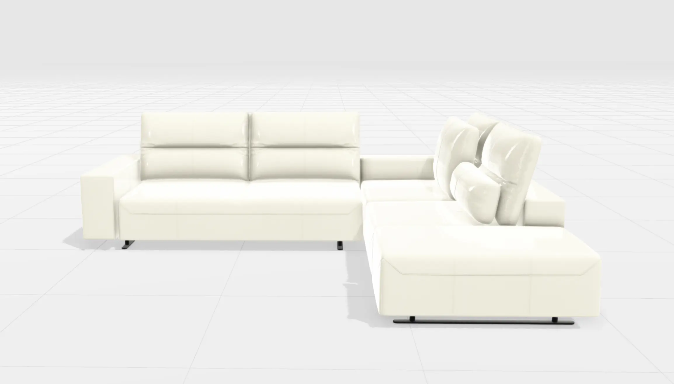 Sofas Hampton コーナーソファ（クッション付き）