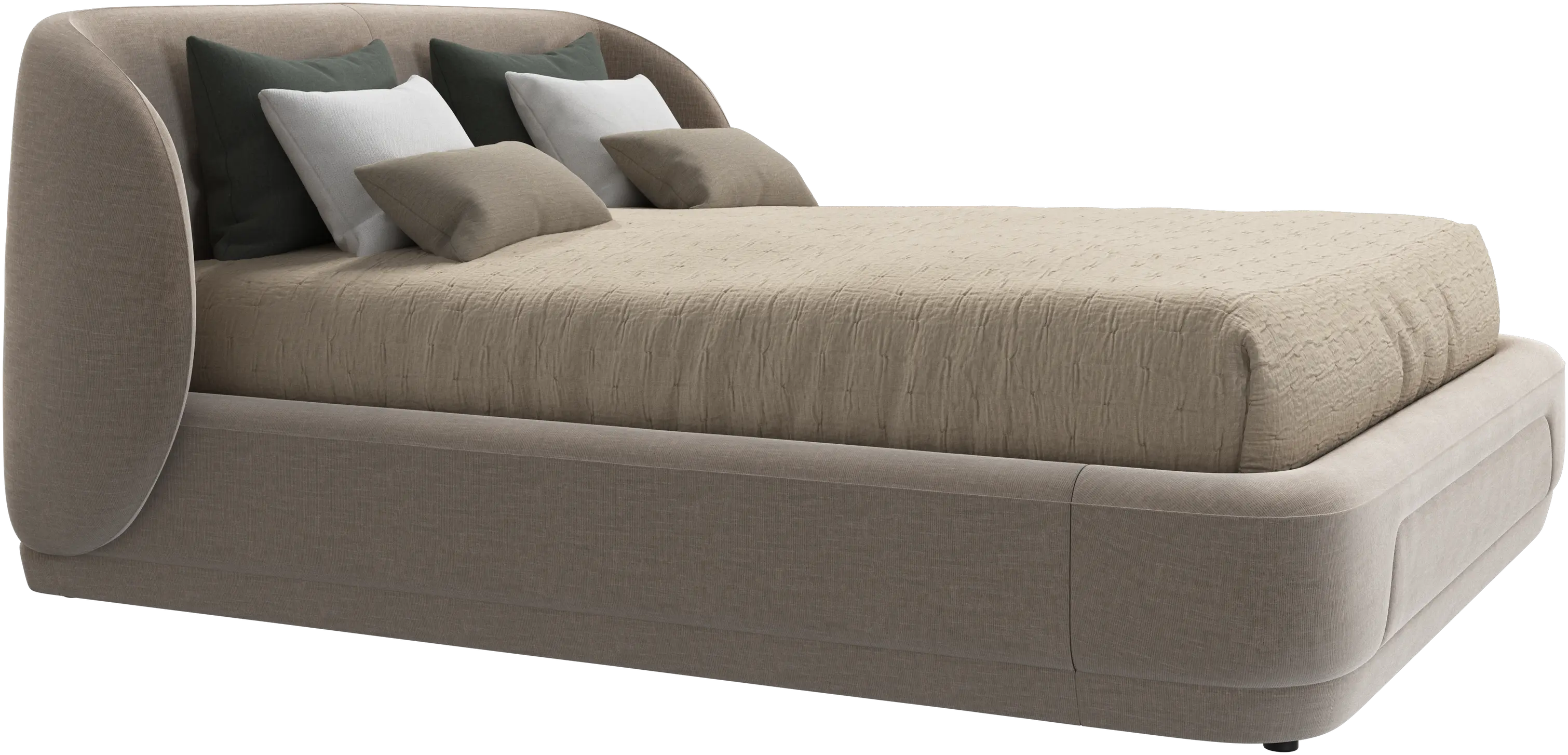 Bolzano bed with slats  - W160xL200cm
