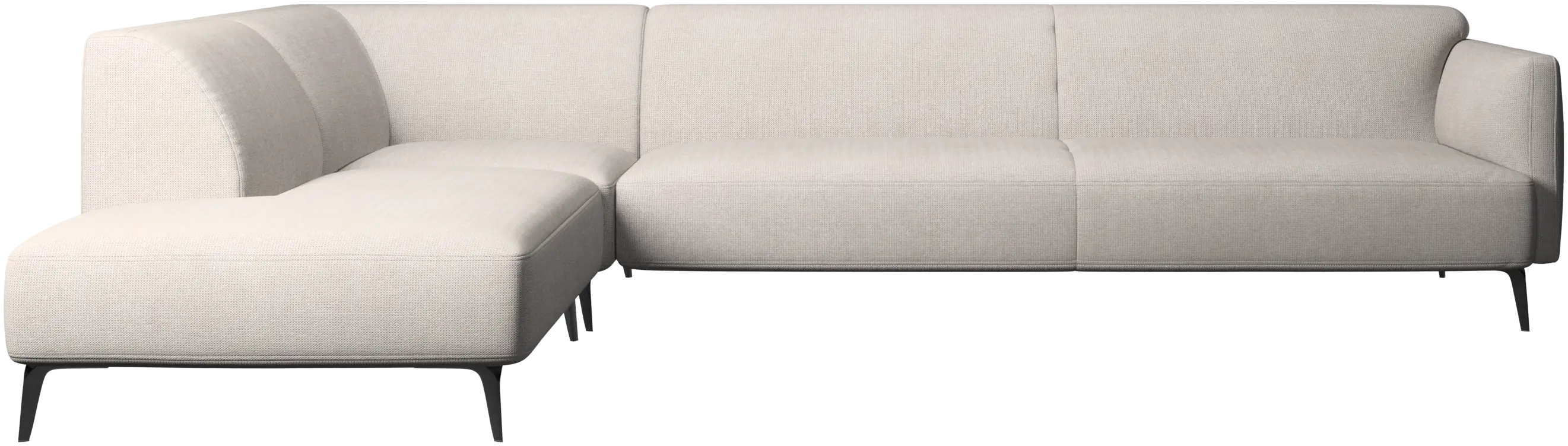 Modena corner sofa with lounging unit
