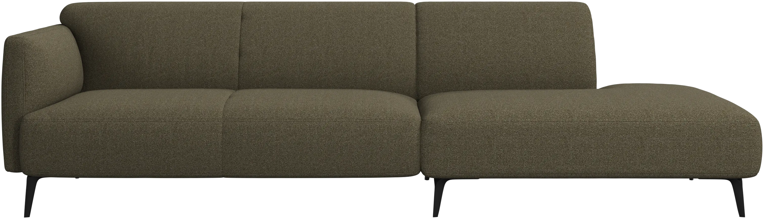 Modena sofa with lounging unit