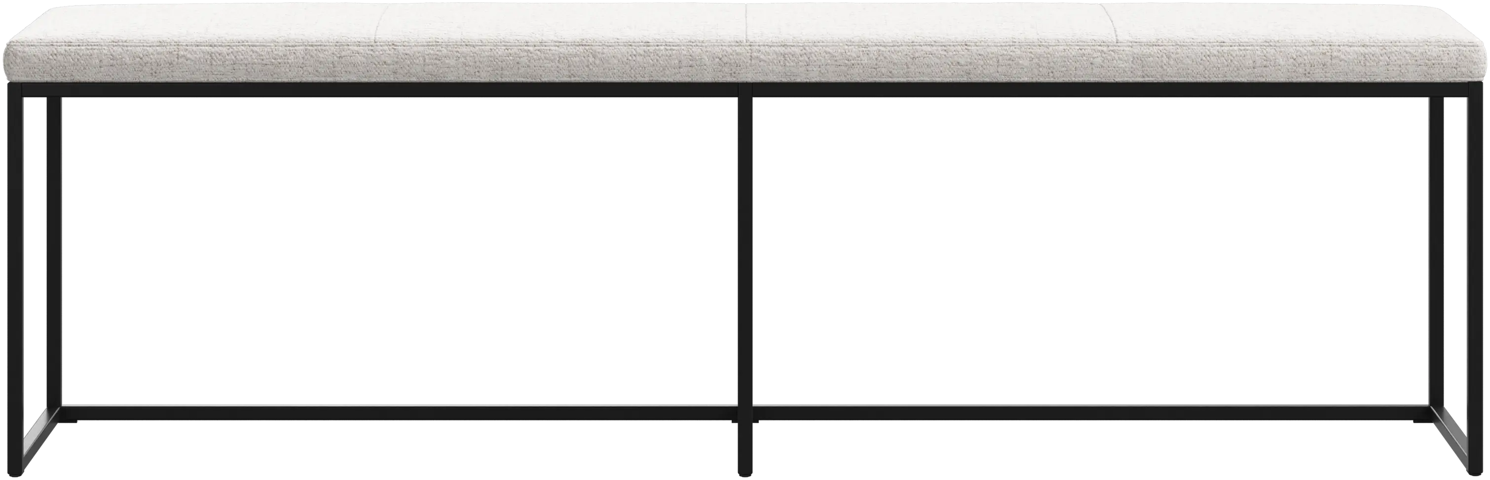 London large bench with cushion