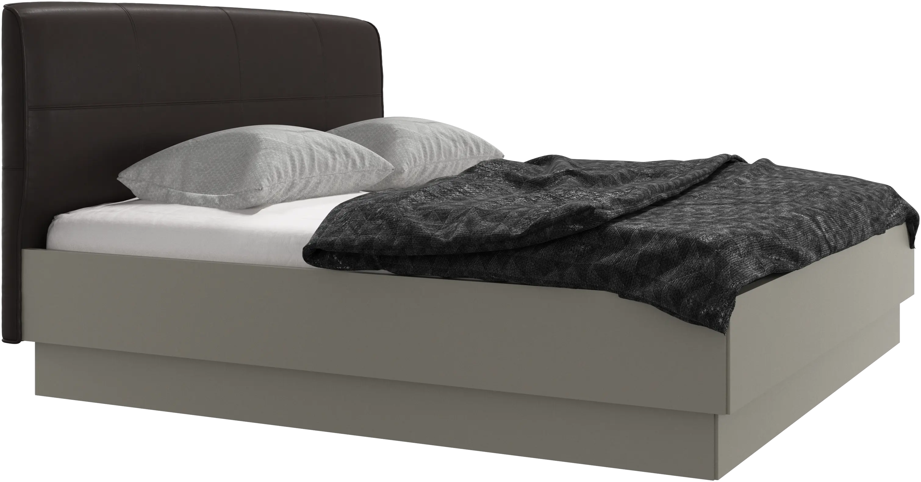 Houston, upholstered bed with storage