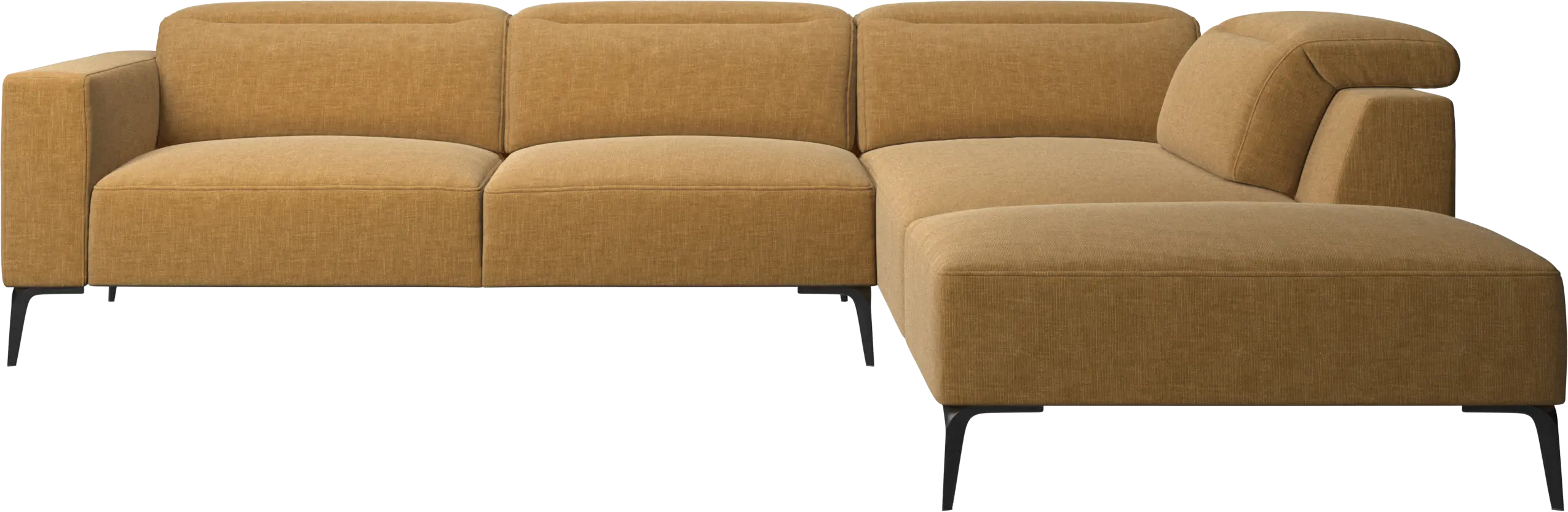 Zürich corner sofa with lounging unit