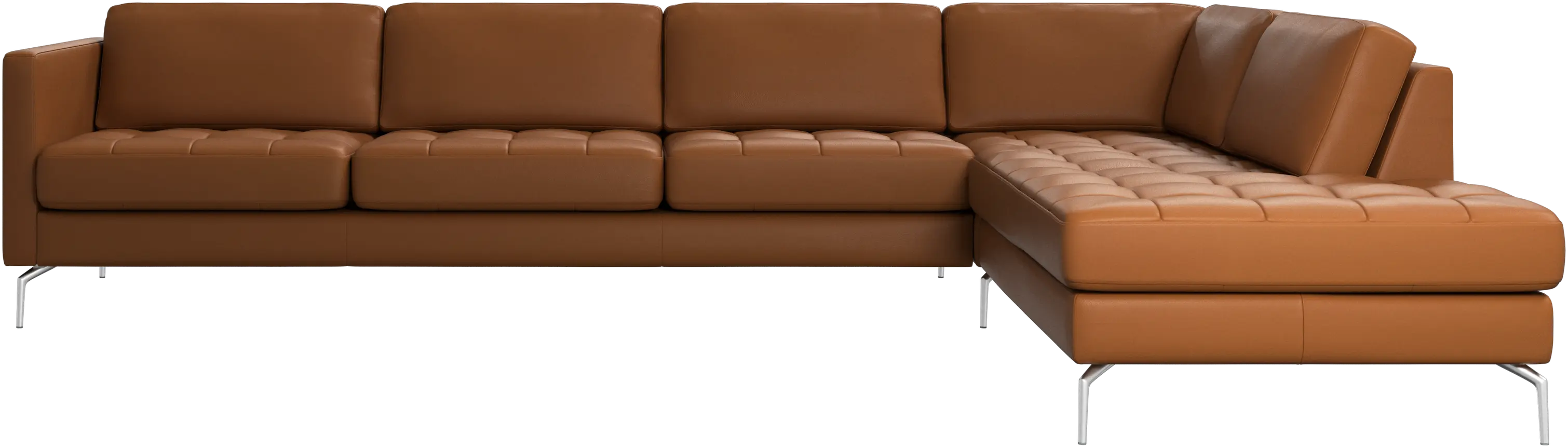 Osaka hjørnesofa med loungemodul, tuftet sædehynde