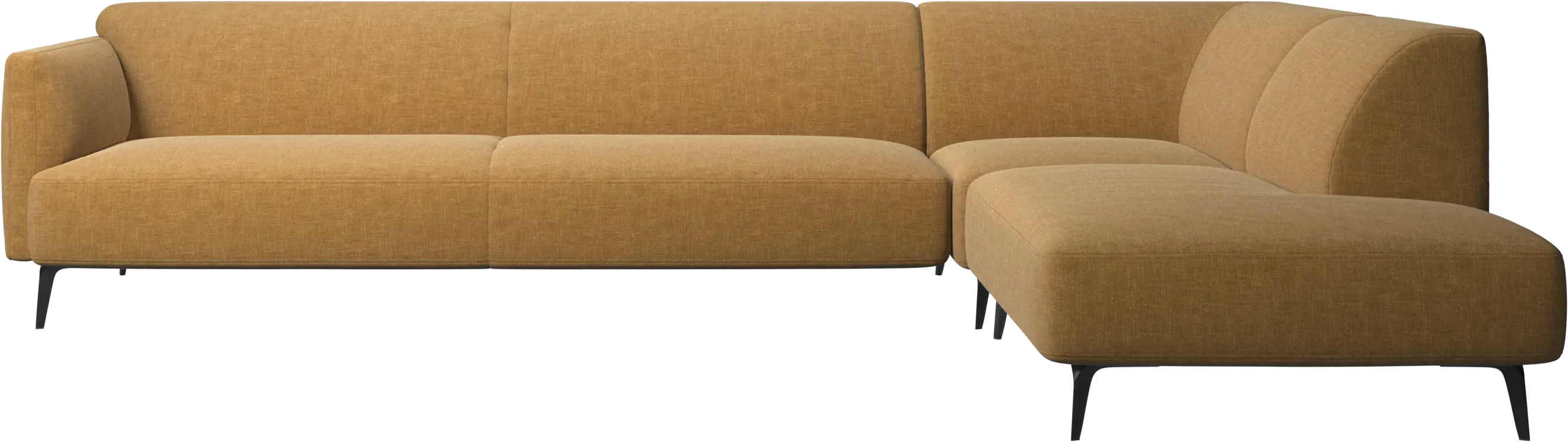 Modena corner sofa with lounging unit