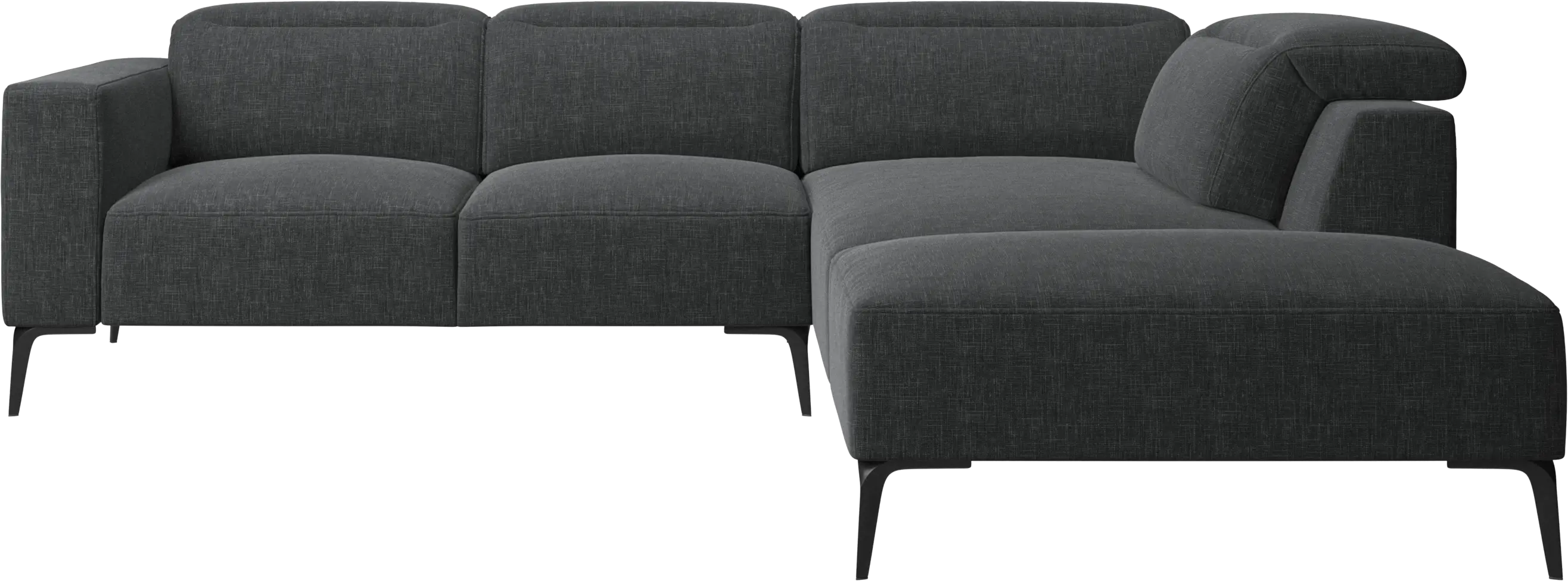 Zürich corner sofa with lounging unit