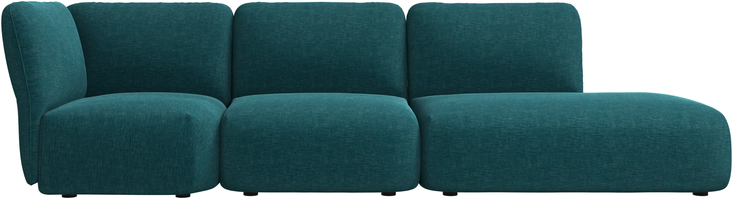 Paraggi sofa with lounging unit left