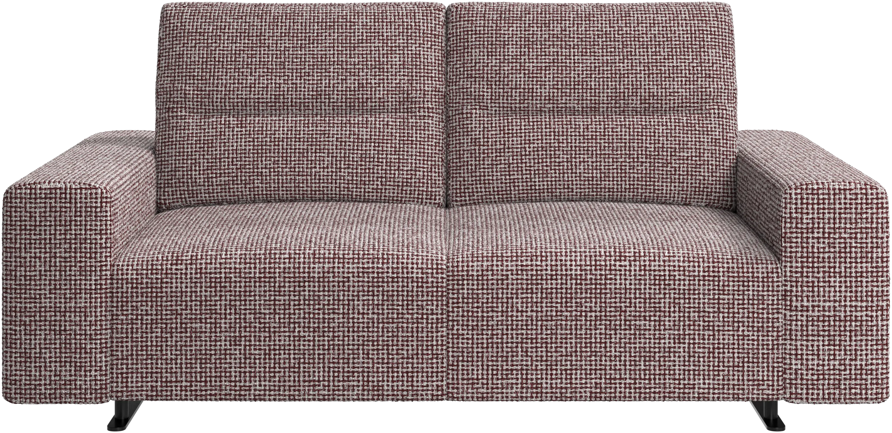 Hampton sofa with adjustable back and storage on the left side