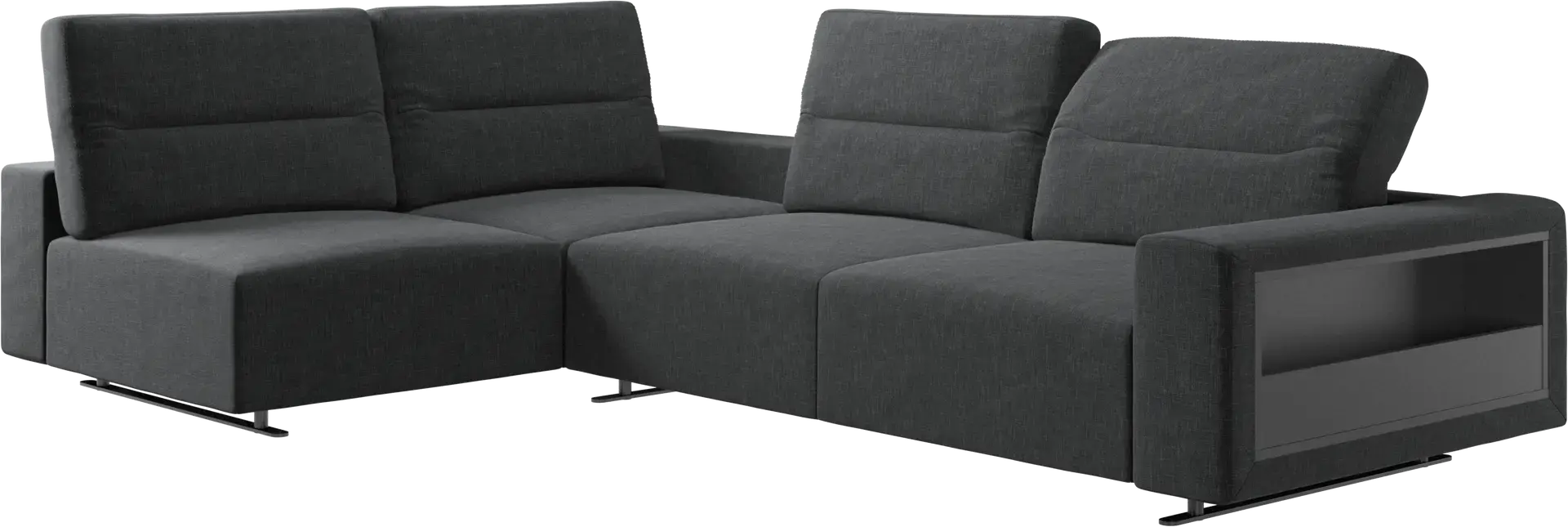 Sofas 30% DTO - Sofá esquinero Hampton con respaldo ajustable y almacenamiento en lado derecho [SHOWROOM]