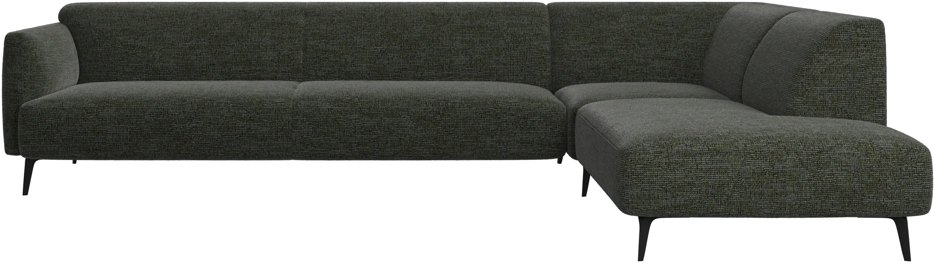 Modena corner sofa with lounging unit