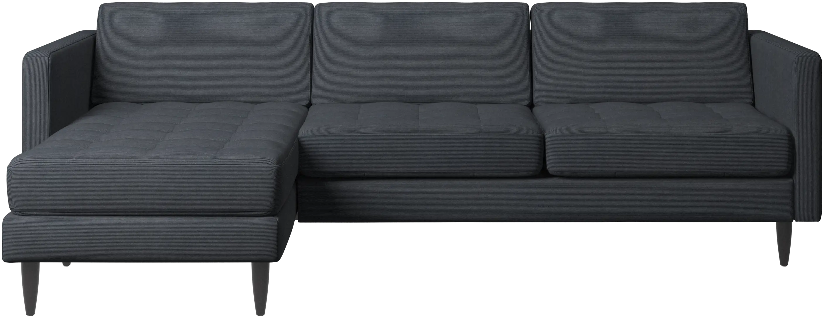 Osaka sofa with resting unit, tufted seat