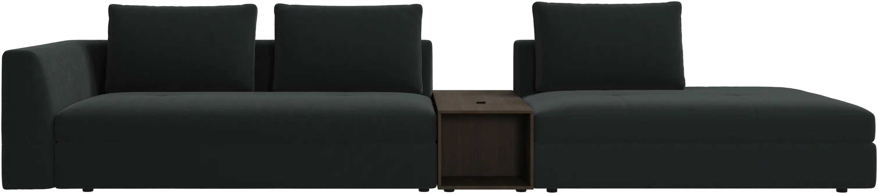 Bergamo 3 seater lounge sofa with storage