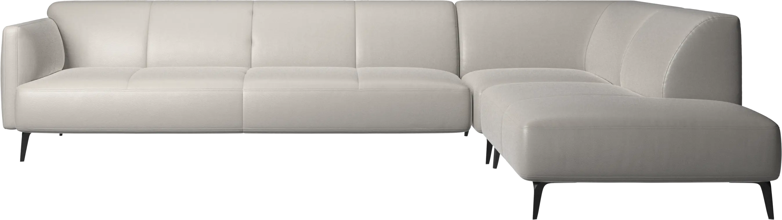 Modena corner sofa with lounging unit