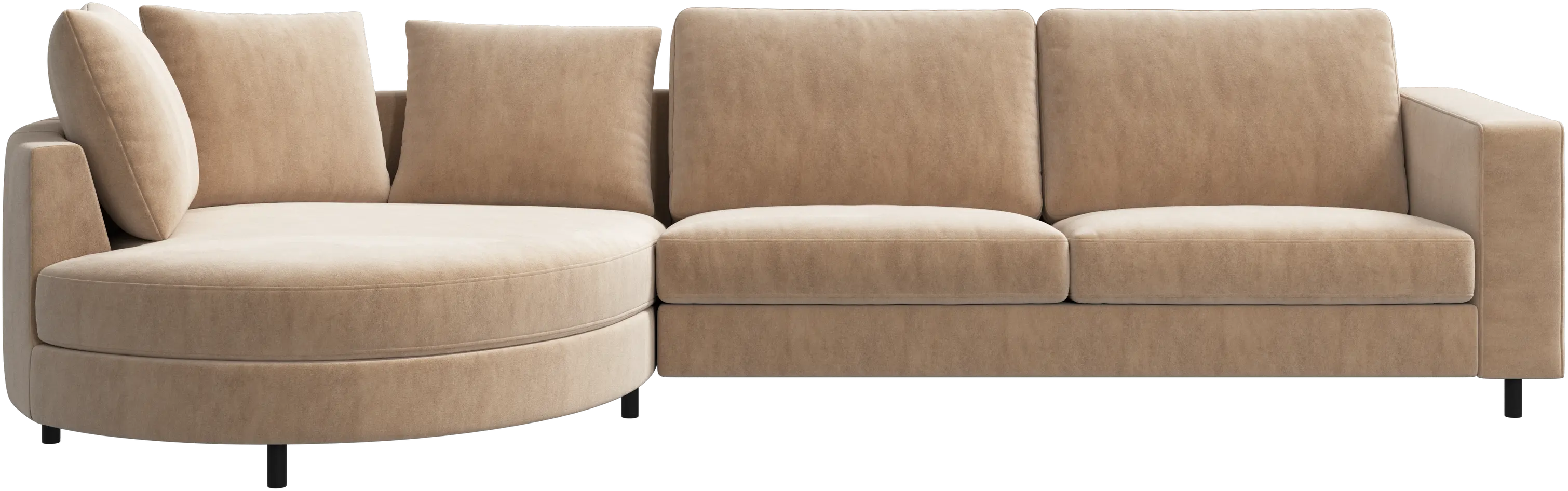 Sofa Indivi z szezlongiem po lewej stronie