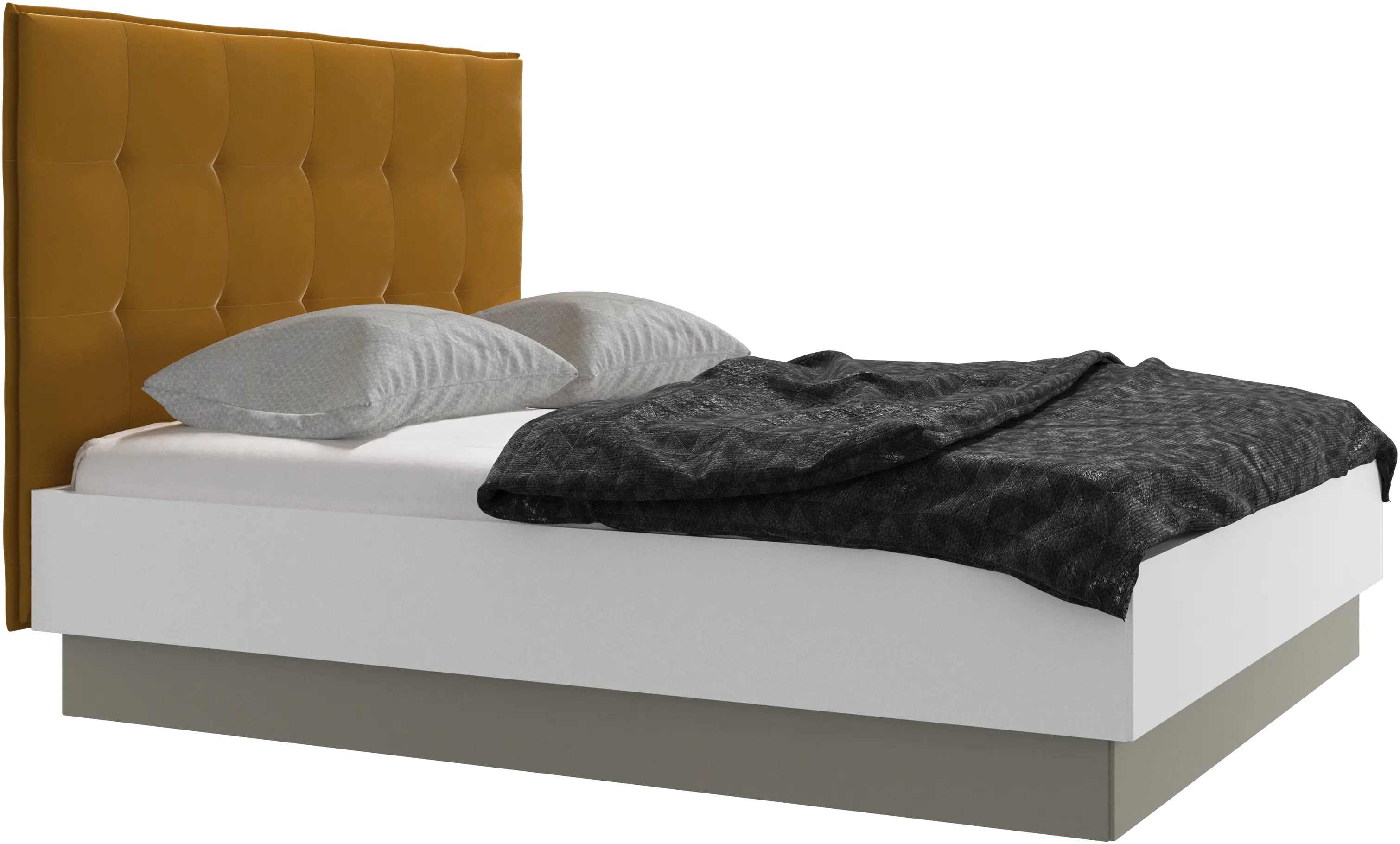 Cama com arrumação, excluindo colchão Lugano